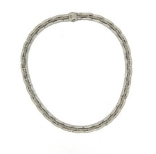 Collier Chimento Femme Double in Or blanc Diamante 1G00246B15400