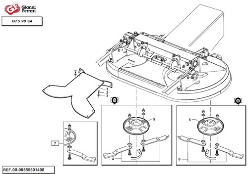 Kit disque droit de - kit,