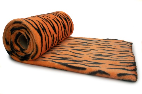 Minky bilateral tiger print - minky,