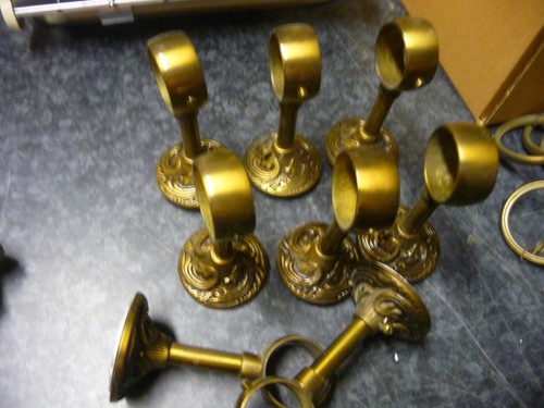Lot supports de tringles - de,
