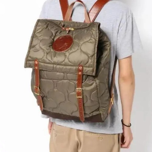 Yuketen quilted backpack olive - yuketen,
