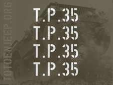 POCHOIR STENCIL MARQUAGE SET