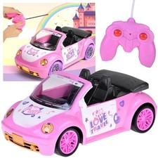 Voiture rose RC cabriolet pour