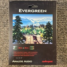 AudioQuest Evergreen RCA to RCA - 1.0 Meter - New Old Stock