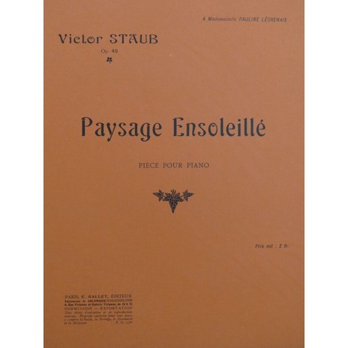 Staub victor paysage - staub,