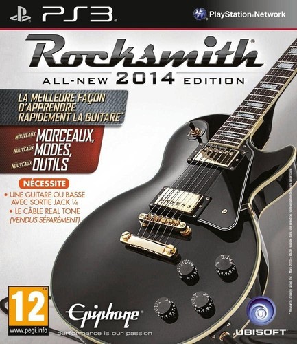 Jeu ps3 rocksmith - edition, 2014
