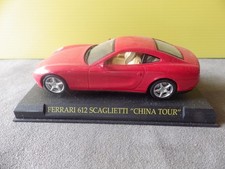 FERRARI  612 SCAGLIETTI  CHINA TOUR   1/43  SUR SOCLE SANS BOITE