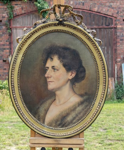 Huile sur toile portrait - sur,