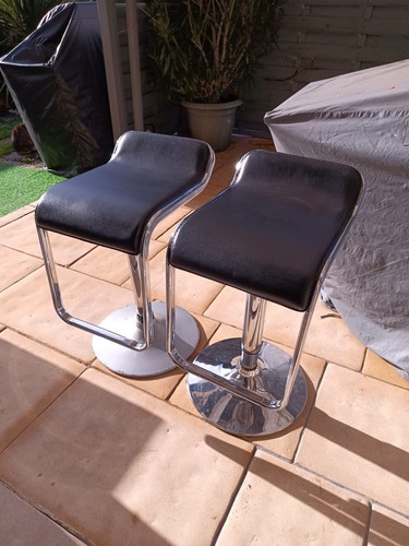Tabourets bar noir - x2,