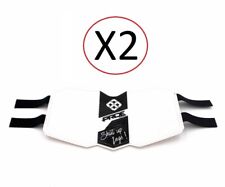 PRIDE RACING ACPR6000 Lot de 2 plaques latérales de cadre noir pour BMX *NEUF*