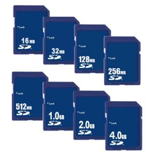 16M 32M 64MB 128M 256M 512MB 1GB 2GB SD Card Secure Digital Sdandard Memory Card