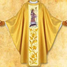 Chasuble brodée "Saint Hubert"