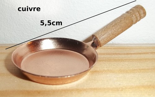 Poêle cuivre miniature - poêle, en