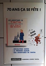 PLV BD TINTIN HERGÉ 70 ANS