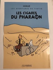 affiche Tintin Les cigares du