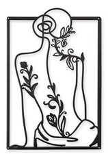 Décoration murale en étain -