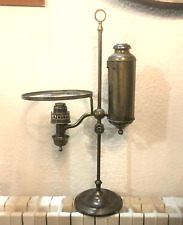 old brass quinquet lamp 19th century 53cm oil tank no crystal