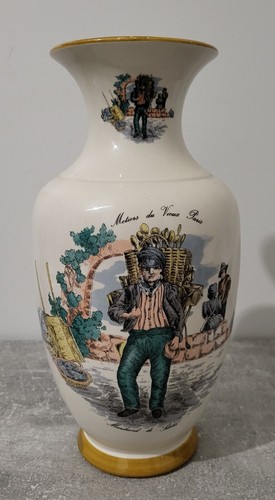 Ancien grand vase marchand - vase, "marchand