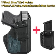IWB Pistol Holster for Glock G26/28/33 (GEN3-5)/G27 (GEN3-4)/STR w/TLR-6 Holster