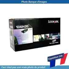 Cartouche Toner d'origine Lexmark 12A8420 T430 430D/N Noir Original Authentique