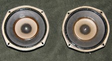 PIONEER PIM-6 fullrange 8ohm SPEAKERS x2, TESTED WORKING! Great SOUND, Lo Start