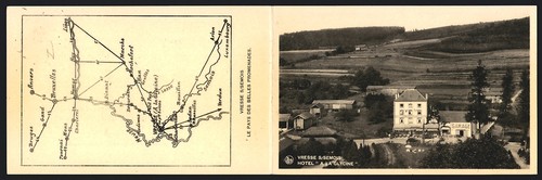Cpa pliante vresse sur - pliante, vresse-sur-semois