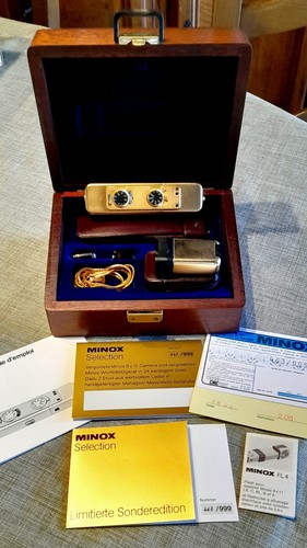 Minox gold coffret - lx,