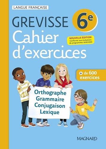 Cahier grevisse français - grevisse,