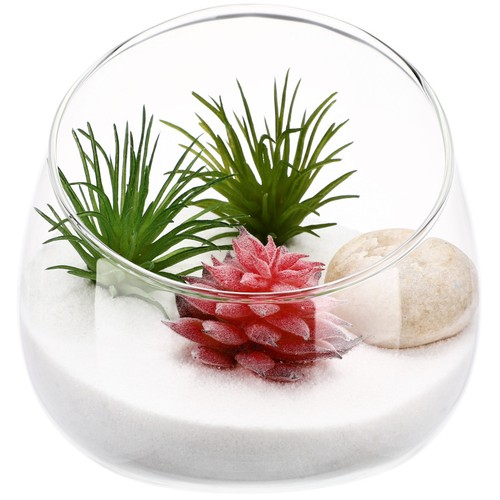 Pot fleur verre - pot, en