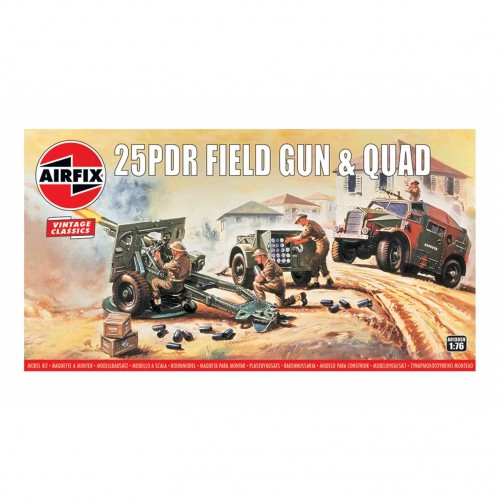 Airfix 25pdr field - 25pdr, gun