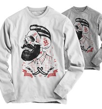 Manches longues pour hommes coupe profonde hipster coiffure pour homme punk barbe fête club DC16217LS