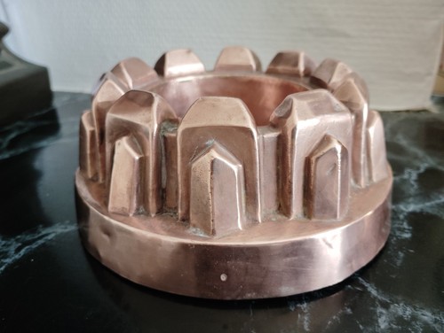 Ancien moule gâteau cuivre - a,