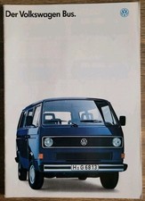 VW Bus T3 Caravelle Carat/Syncro/Multivan Brochure/Broszura/Folleto '87