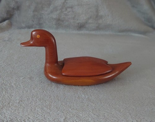 Canard boite bois - canard, (g)