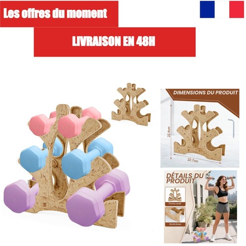 Support haltères rangement - support,