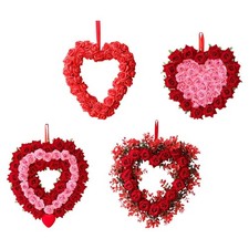 cœurs en roses artificielles