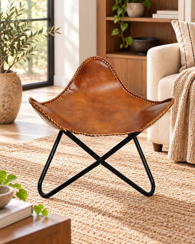Pouf tabouret pliant - pouf,
