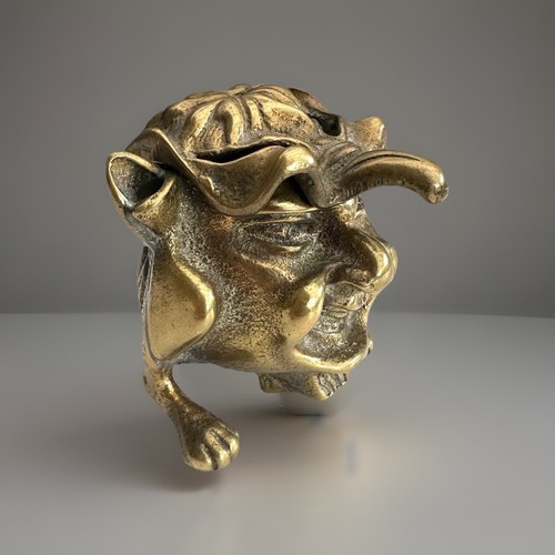 Ancien encrier bronze doré - encrier,