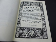 LES ORACLES DE NOSTRADAMUS