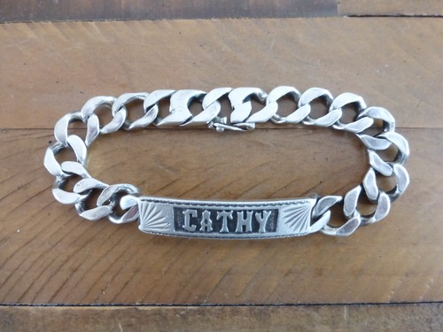 Bracelet gourmette argent - bracelet, en