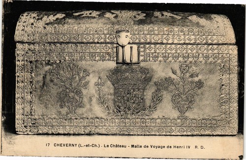 Old postcard cheverny - old,