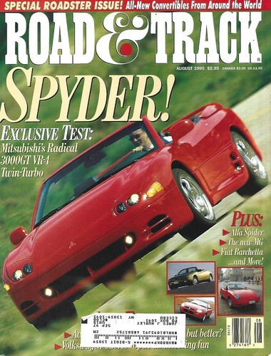 August 1995 road track - august, &