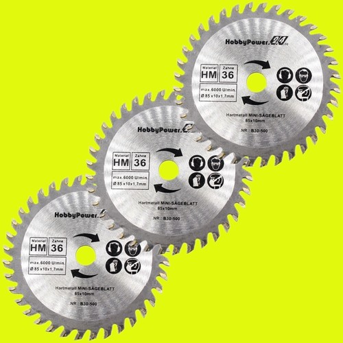 85mm lame de scie - 3x,