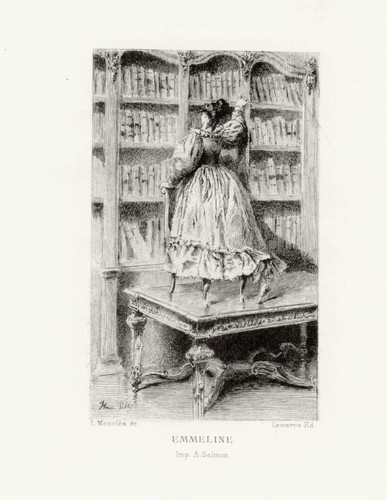 1880 estampe ancienne - 1880, gravure