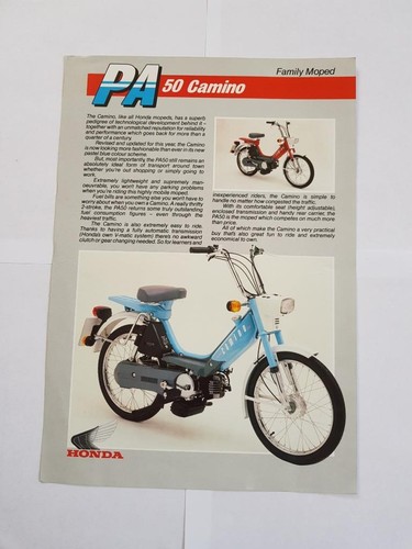 Honda pa50 camino - honda, motorcycle