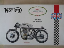 PROTAR 1/9 Ref 109 Norton 500cc Grand Prix del Mondo Motorcycle Model (Missing Deca