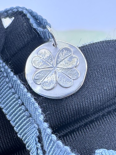 Pendentif médaille trèfle - pendentif/médaille, le