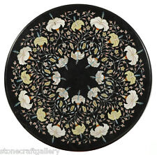 15 " Marbre Table Top Handmade Pietra Dura Pierre Incrustation Salon Pièce