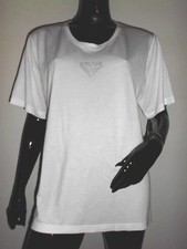 T-SHIRT FEMME BLANC MC COL