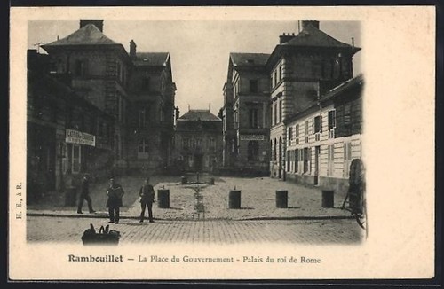 Cpa rambouillet place - rambouillet,,
